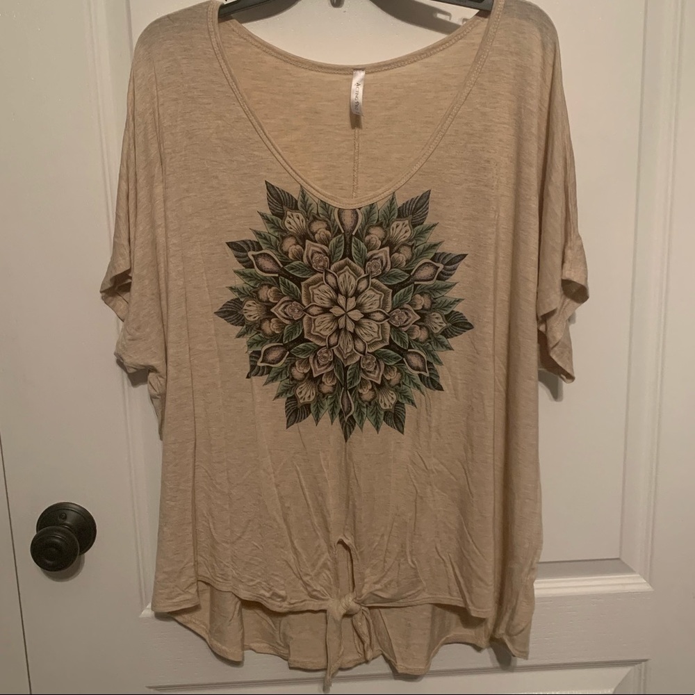 Plus Size V Neck Tshirt